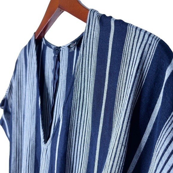 RAILS Striped Angela Wide Leg Jumpsuit in Navy Stripe Size Large - Picture 6 of 16